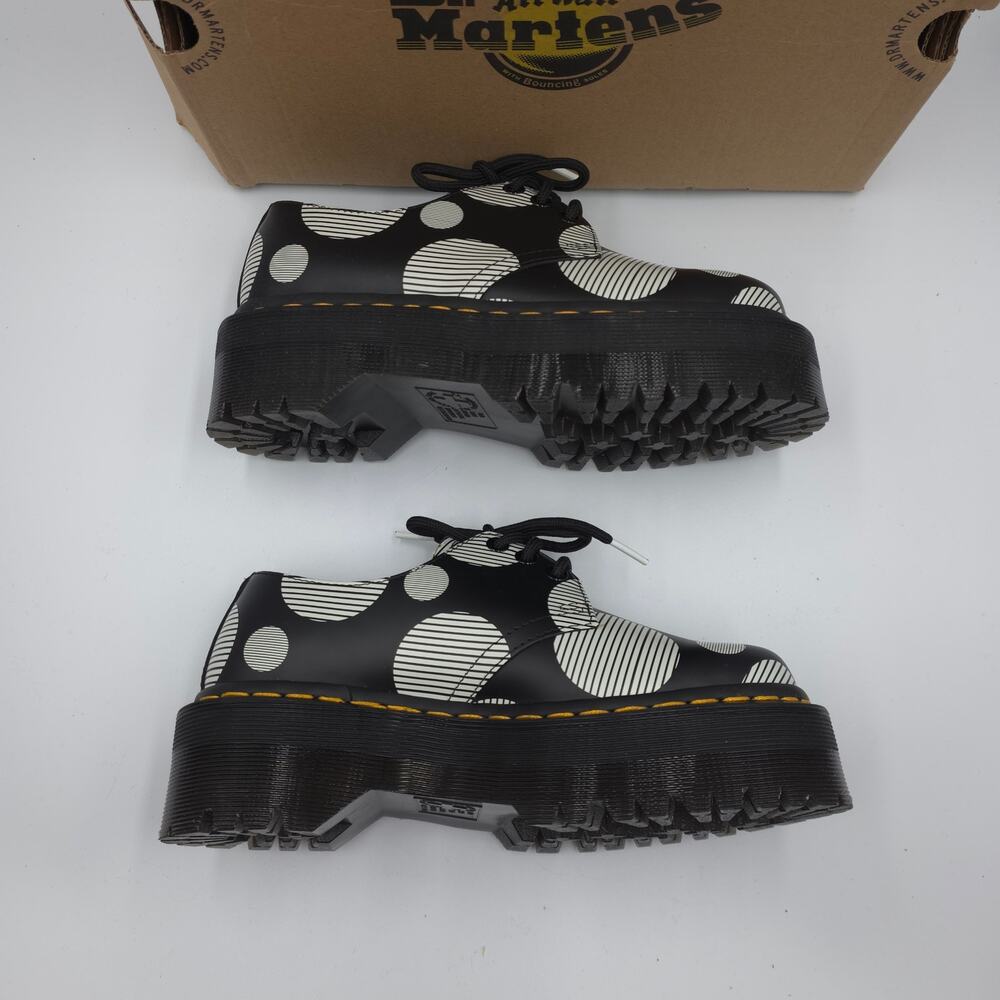 Dr. Martens 1461 Polka Dot Smooth Leather Platform in Polka Dot Smooth Size 36/5 - Picture 4 of 12